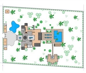 Plan of property - Oasis Bab Atlas Marrakech